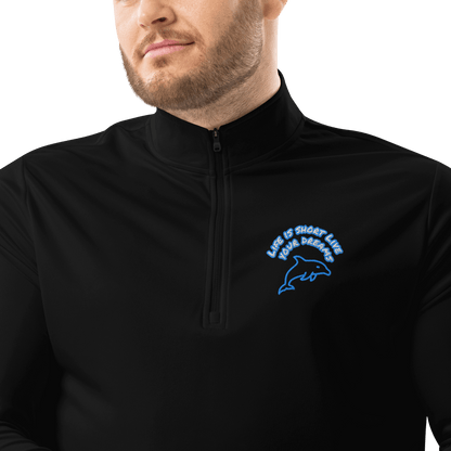 Life is short live your dreams! Quarter zip pullover - The Bargains BasementLife is short live your dreams! Quarter zip pullover