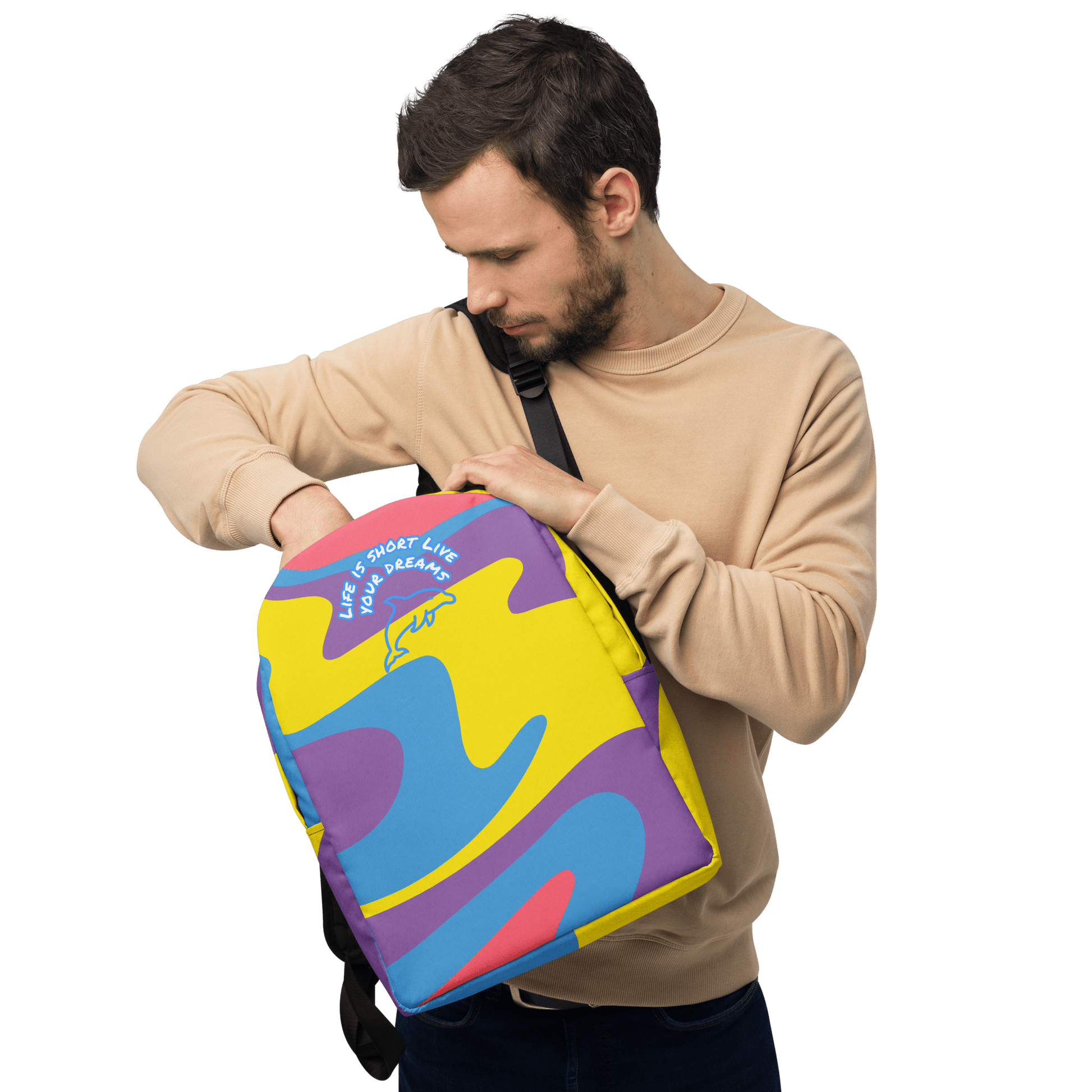 Life short live your dreams! Minimalist Backpack - The Bargains BasementLife short live your dreams! Minimalist Backpack