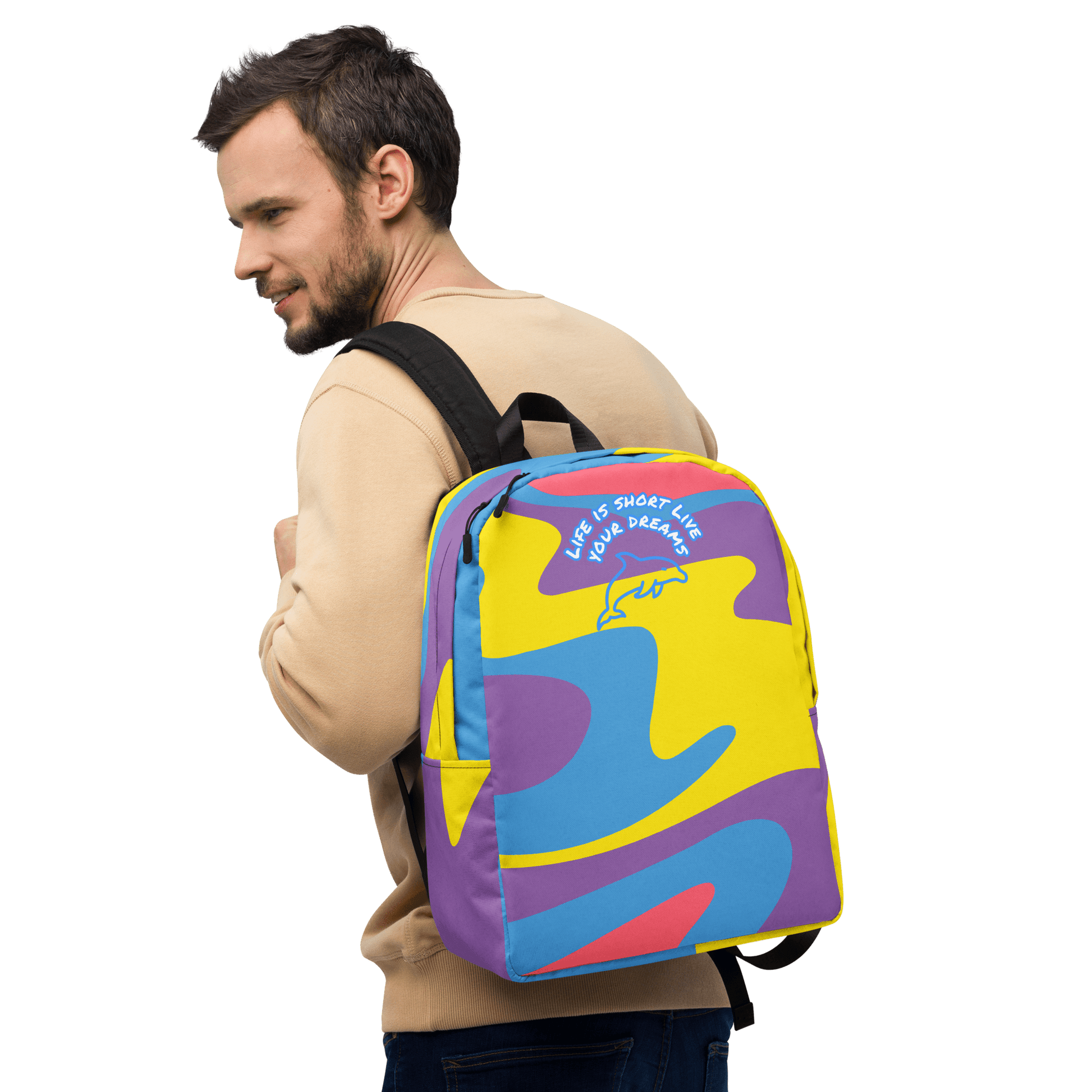 Life short live your dreams! Minimalist Backpack - The Bargains BasementLife short live your dreams! Minimalist Backpack