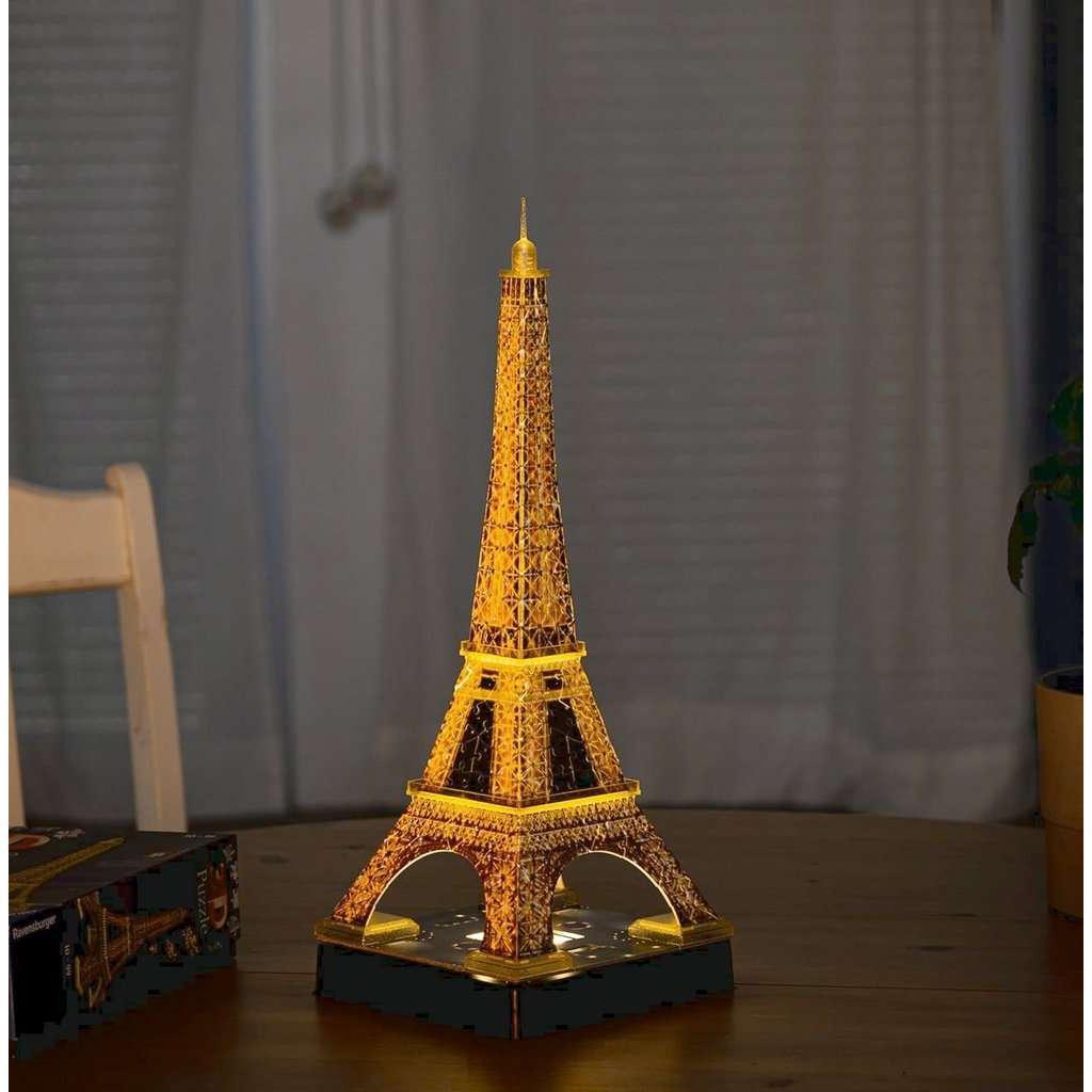 Light - Up Eiffel Tower 226 Piece 3D Jigsaw Puzzle Ravensburger - The Bargains BasementLight - Up Eiffel Tower 226 Piece 3D Jigsaw Puzzle Ravensburger