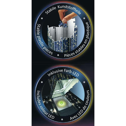 Light - Up Empire State Building 228 Piece 3D Jigsaw Puzzle Ravensburger - The Bargains BasementLight - Up Empire State Building 228 Piece 3D Jigsaw Puzzle Ravensburger