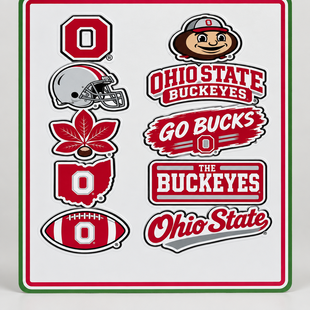 Lower sticker detail