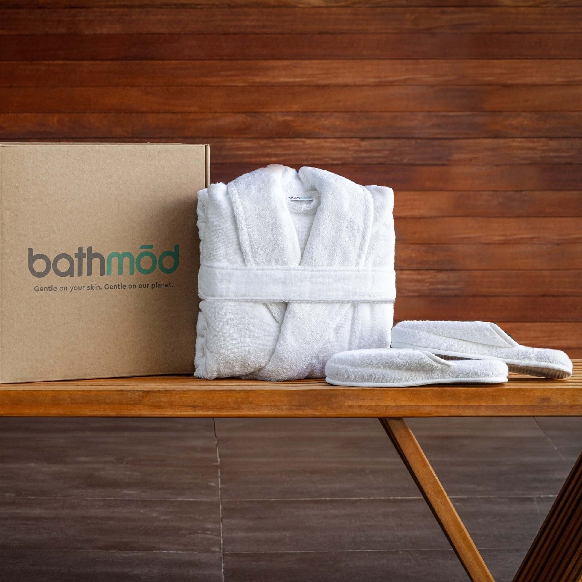 Luxury Organic Bathrobe - The Bargains BasementLuxury Organic Bathrobe