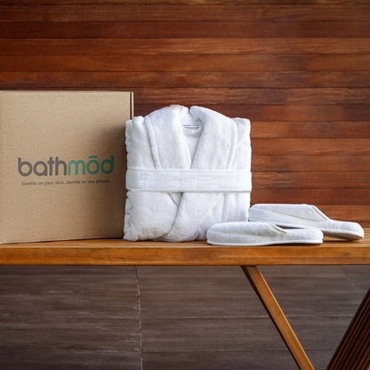 Luxury Organic Bathrobe - The Bargains BasementLuxury Organic Bathrobe