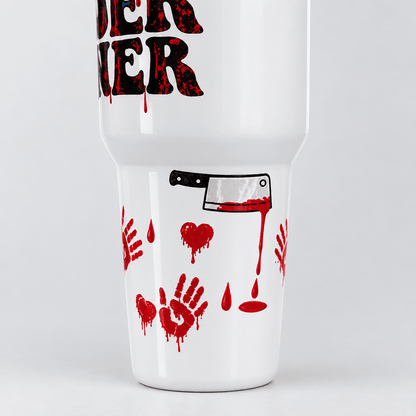 Michael Myers 40oz Horror Tumbler | Halloween Drinkware - The Bargains BasementMichael Myers 40oz Horror Tumbler | Halloween Drinkware