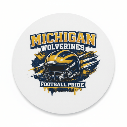 Michigan Wolverines Football Pride Canvas Sign – 10 Inch - The Bargains BasementMichigan Wolverines Football Pride Canvas Sign – 10 Inch