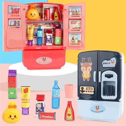 Mini Toy Fridge – Pretend Play Kitchen Refrigerator for Kids - The Bargains BasementMini Toy Fridge – Pretend Play Kitchen Refrigerator for Kids
