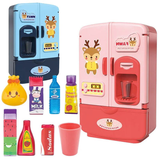 Mini Toy Fridge – Pretend Play Kitchen Refrigerator for Kids - The Bargains BasementMini Toy Fridge – Pretend Play Kitchen Refrigerator for Kids