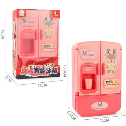 Mini Toy Fridge – Pretend Play Kitchen Refrigerator for Kids - The Bargains BasementMini Toy Fridge – Pretend Play Kitchen Refrigerator for Kids