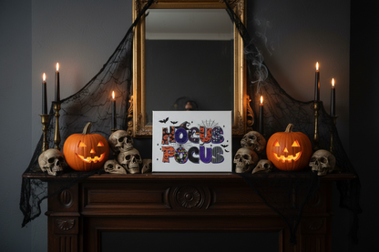 Moody Halloween Mantle