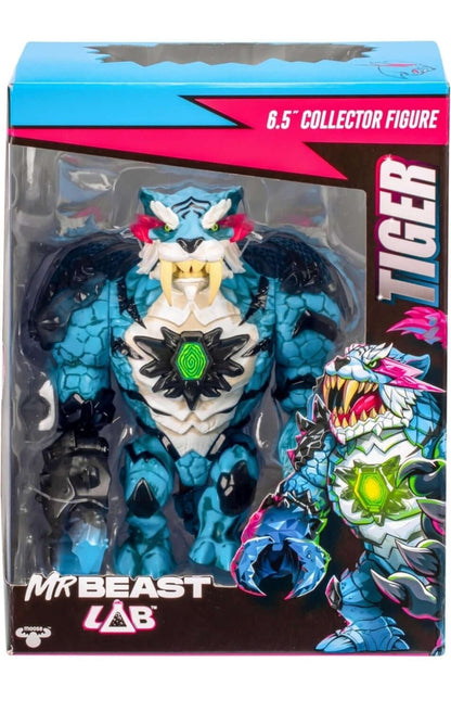 MrBeast Lab Apex Beast Tiger Collector Figure - The Bargains BasementMrBeast Lab Apex Beast Tiger Collector Figure