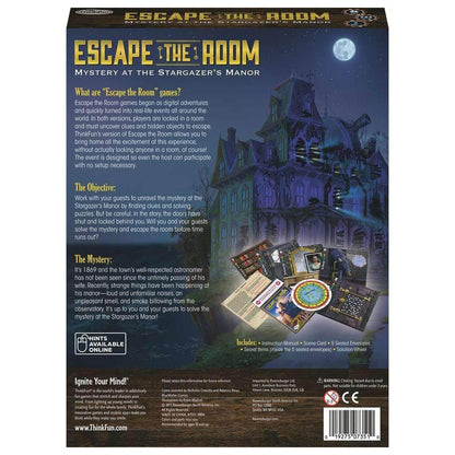 Mystery at the Stargazer's Manor - Escape the Room Game - Ravensburger - The Bargains BasementMystery at the Stargazer's Manor - Escape the Room Game - Ravensburger