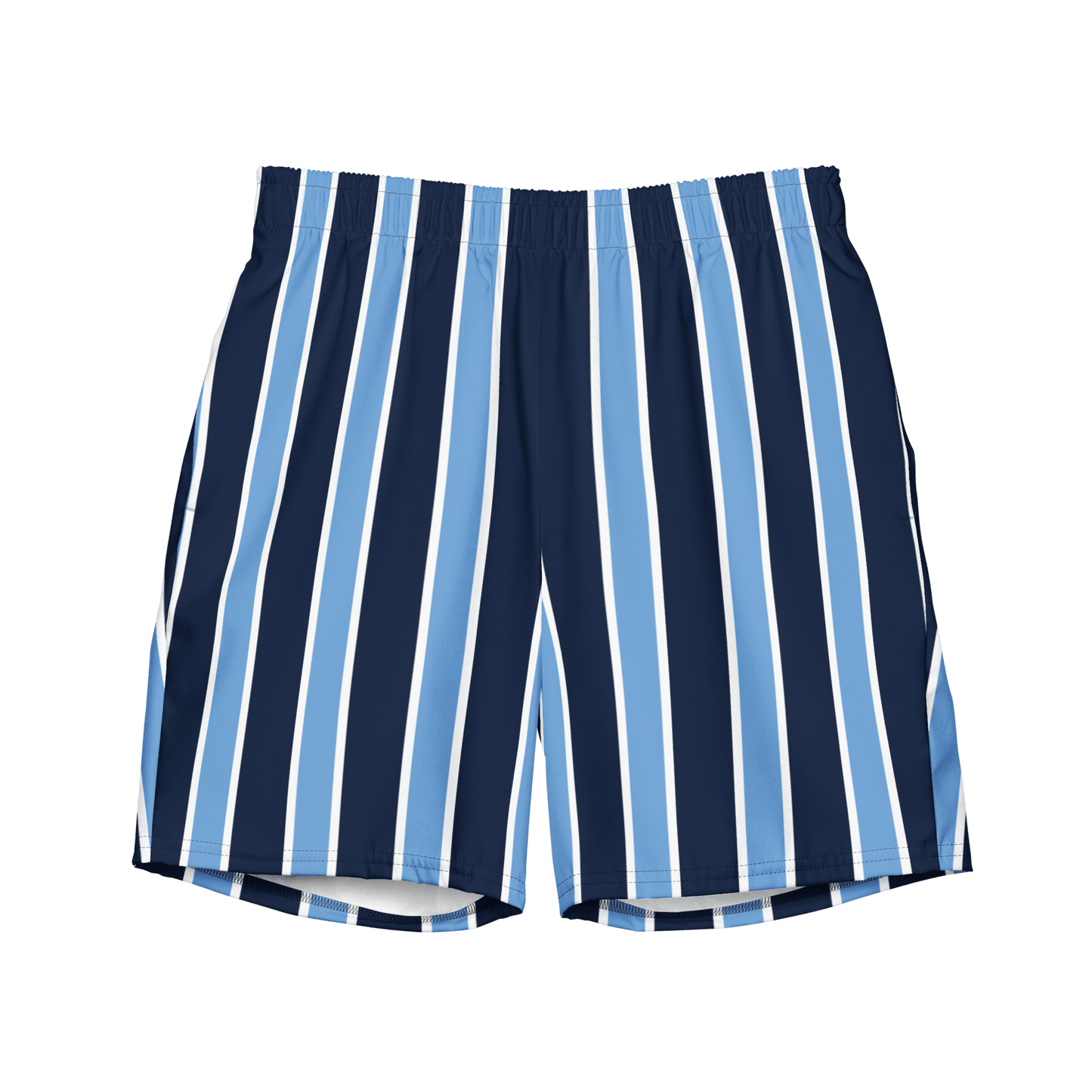 Navy & baby blue stripped Swim Trunks - The Bargains BasementNavy & baby blue stripped Swim Trunks