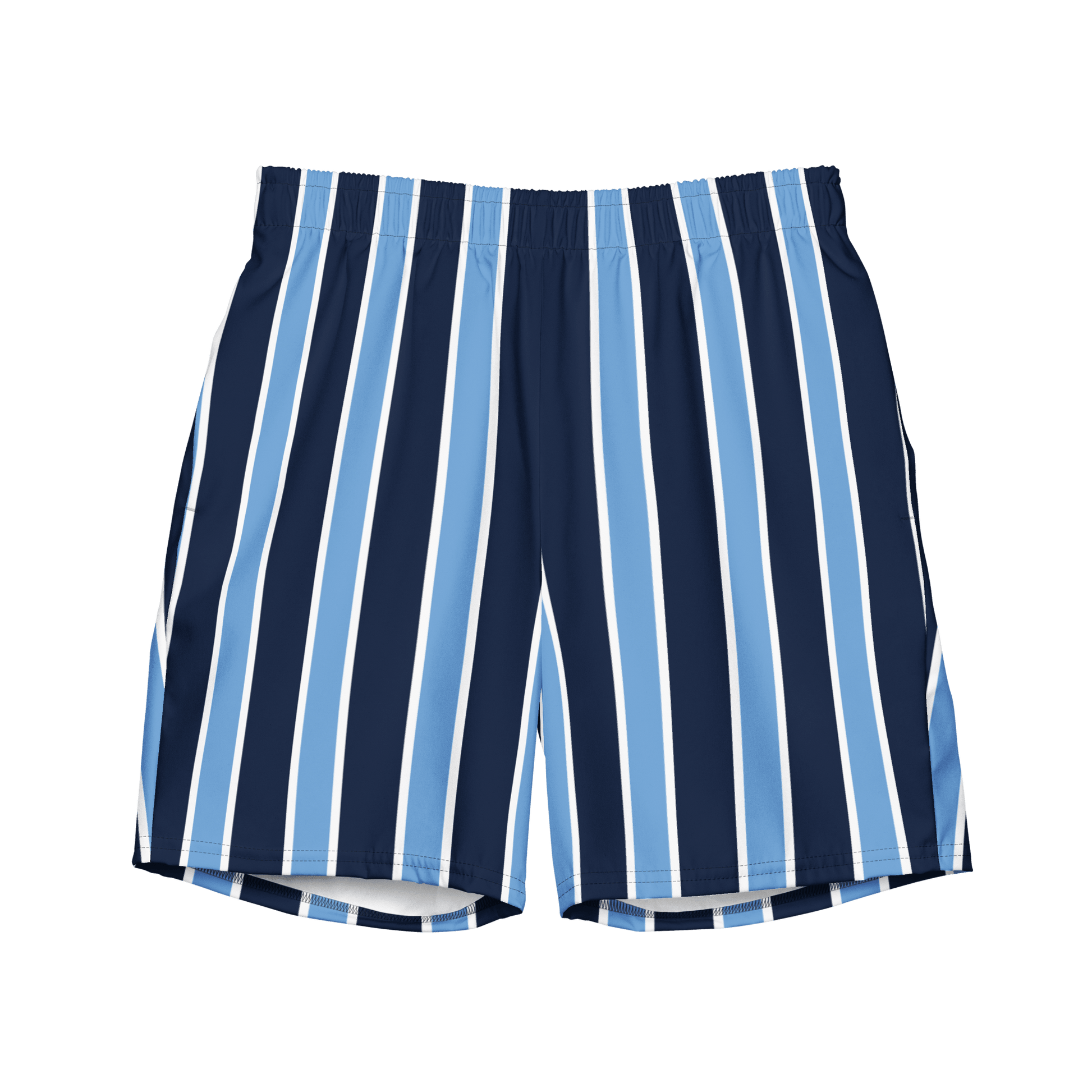 Navy & baby blue stripped Swim Trunks - The Bargains BasementNavy & baby blue stripped Swim Trunks