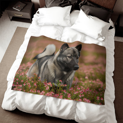 Norwegian Elkhound Sweatshirt Blanket - The Bargains BasementNorwegian Elkhound Sweatshirt Blanket