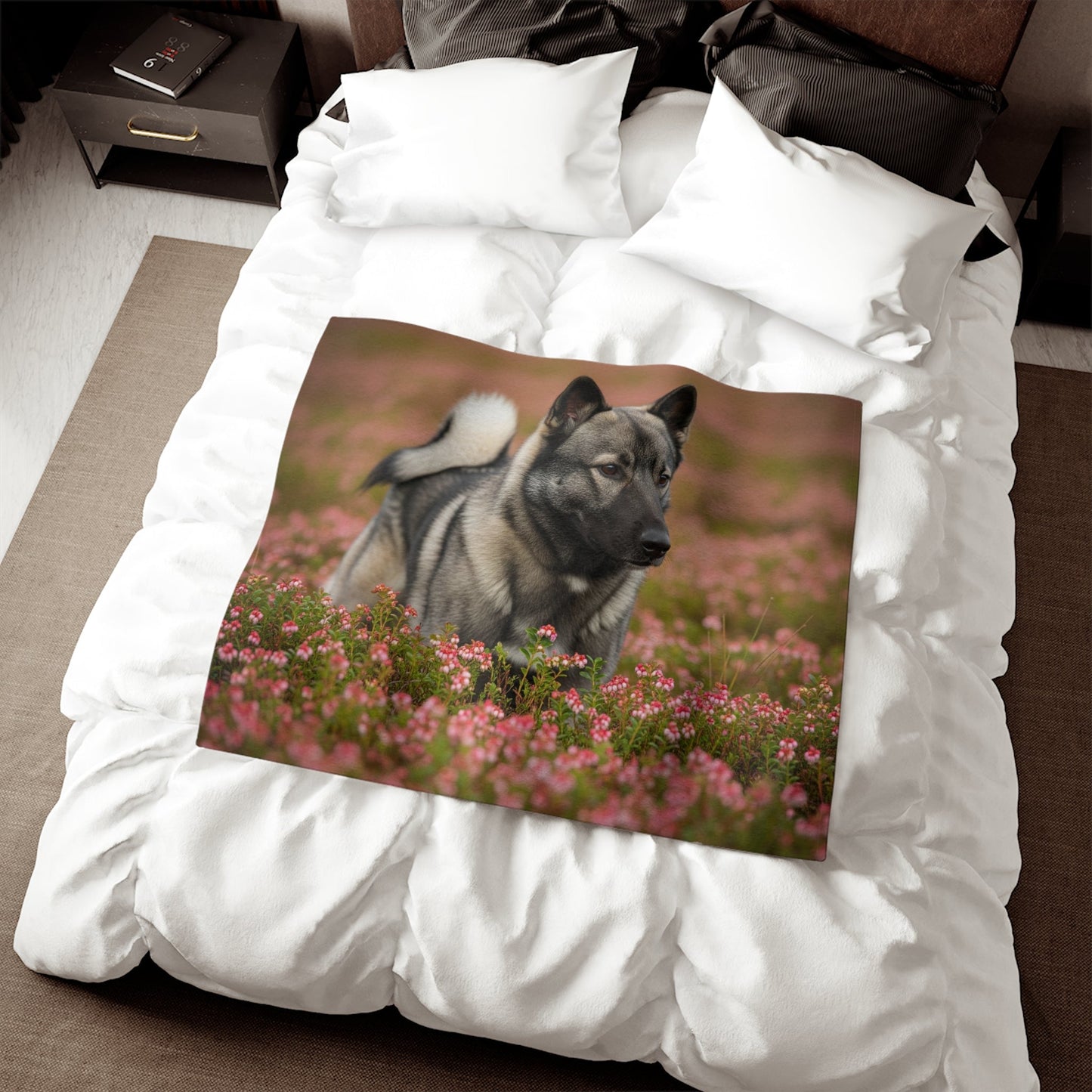 Norwegian Elkhound Sweatshirt Blanket - The Bargains BasementNorwegian Elkhound Sweatshirt Blanket