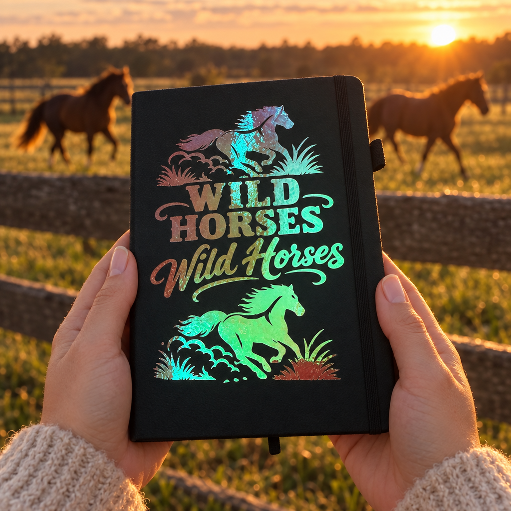 Outdoors by a horse pasture