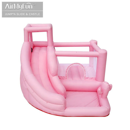 Pink Inflatable Bounce House – Pastel Kids Jumping Castle for Parties & Weddings - The Bargains BasementPink Inflatable Bounce House – Pastel Kids Jumping Castle for Parties & Weddings