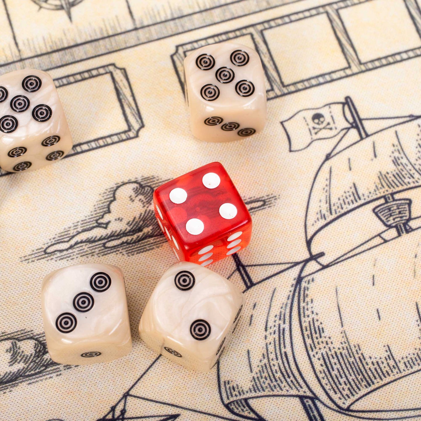 Pirate - Themed Liar's Dice Game - Classic Bluffing Fun - The Bargains BasementPirate - Themed Liar's Dice Game - Classic Bluffing Fun