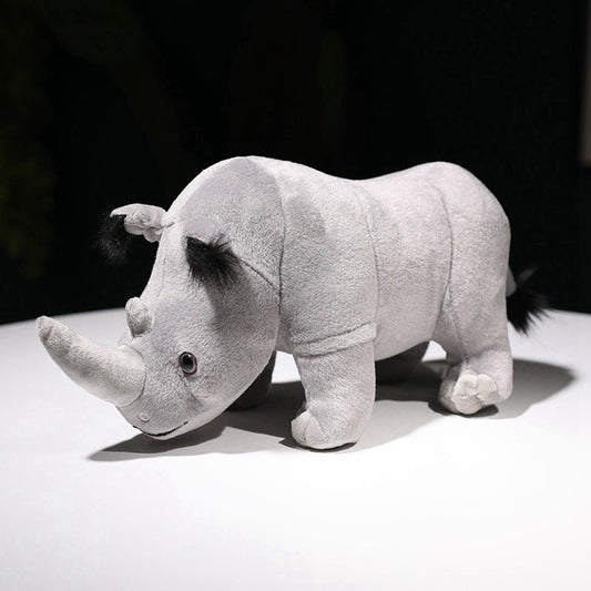 Plush Rhino Toy – Soft Stuffed Animal Doll - The Bargains BasementPlush Rhino Toy – Soft Stuffed Animal Doll