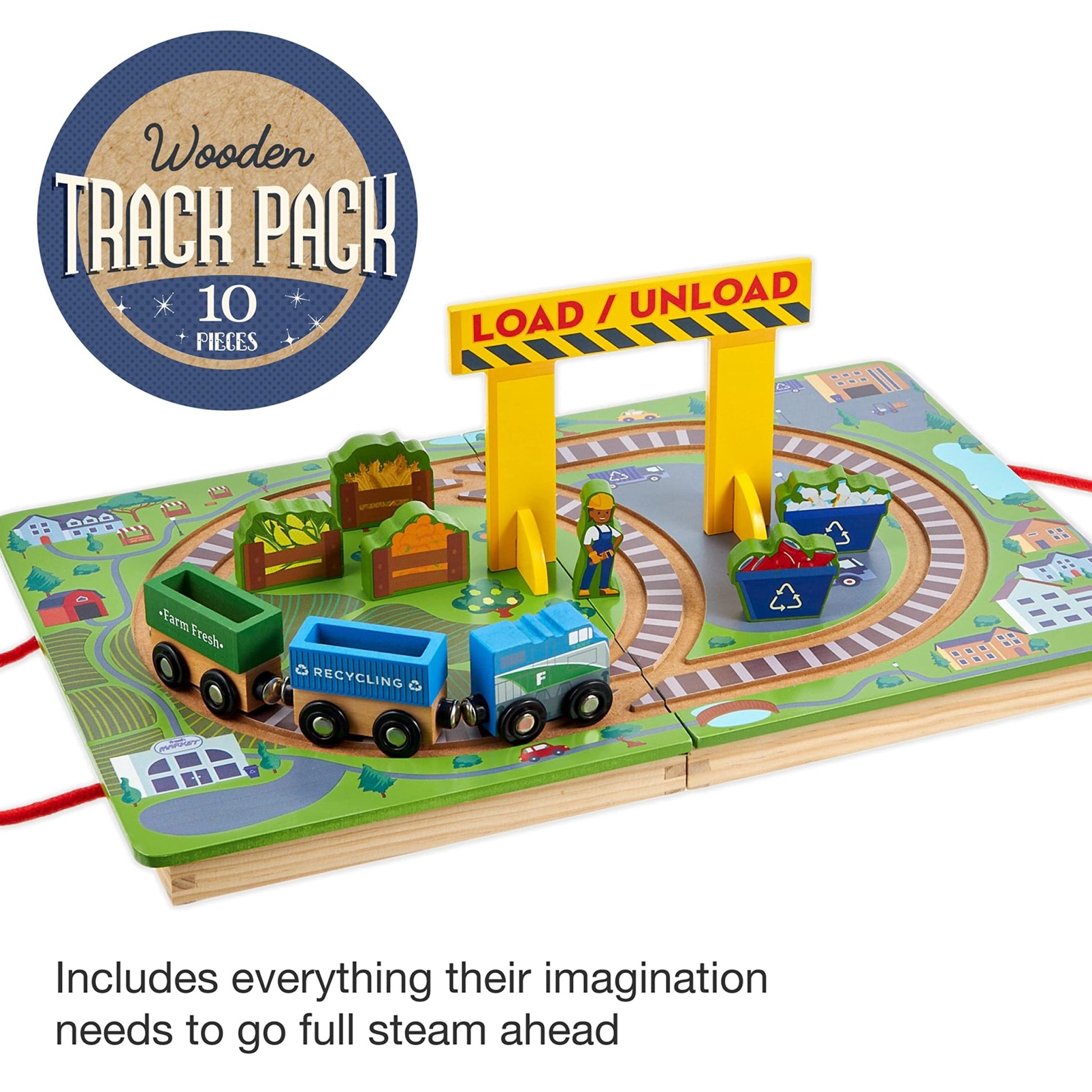 Portable Play Train Set - Grab & Go Railroad for Fun! - The Bargains BasementPortable Play Train Set - Grab & Go Railroad for Fun!