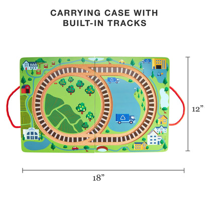 Portable Play Train Set - Grab & Go Railroad for Fun! - The Bargains BasementPortable Play Train Set - Grab & Go Railroad for Fun!