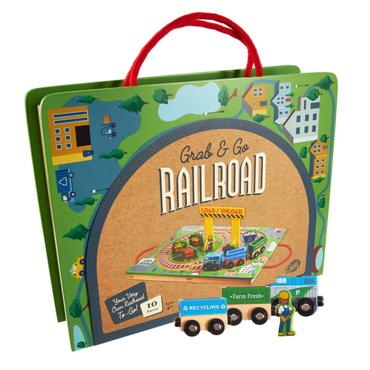 Portable Play Train Set - Grab & Go Railroad for Fun! - The Bargains BasementPortable Play Train Set - Grab & Go Railroad for Fun!