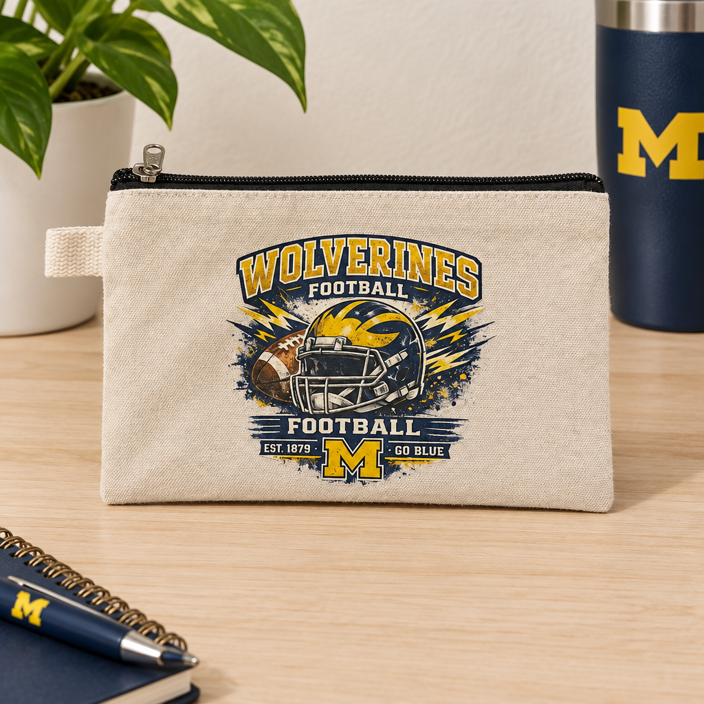 Pouch on tabletop