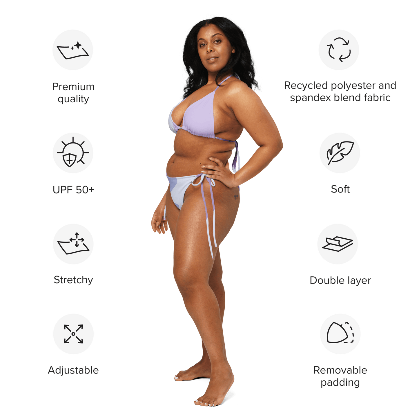 Purple camel string bikini - The Bargains BasementPurple camel string bikini
