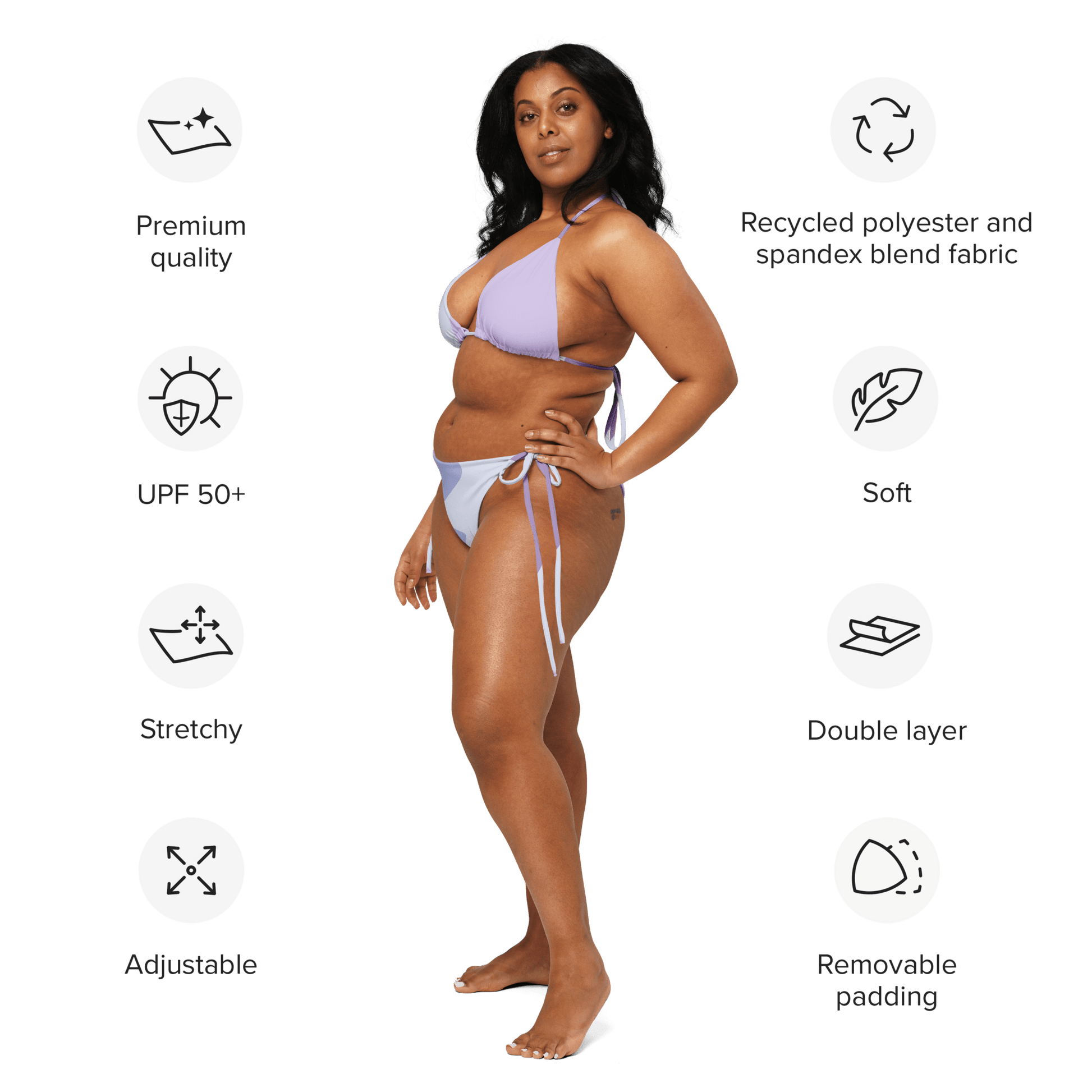 Purple camel string bikini - The Bargains BasementPurple camel string bikini