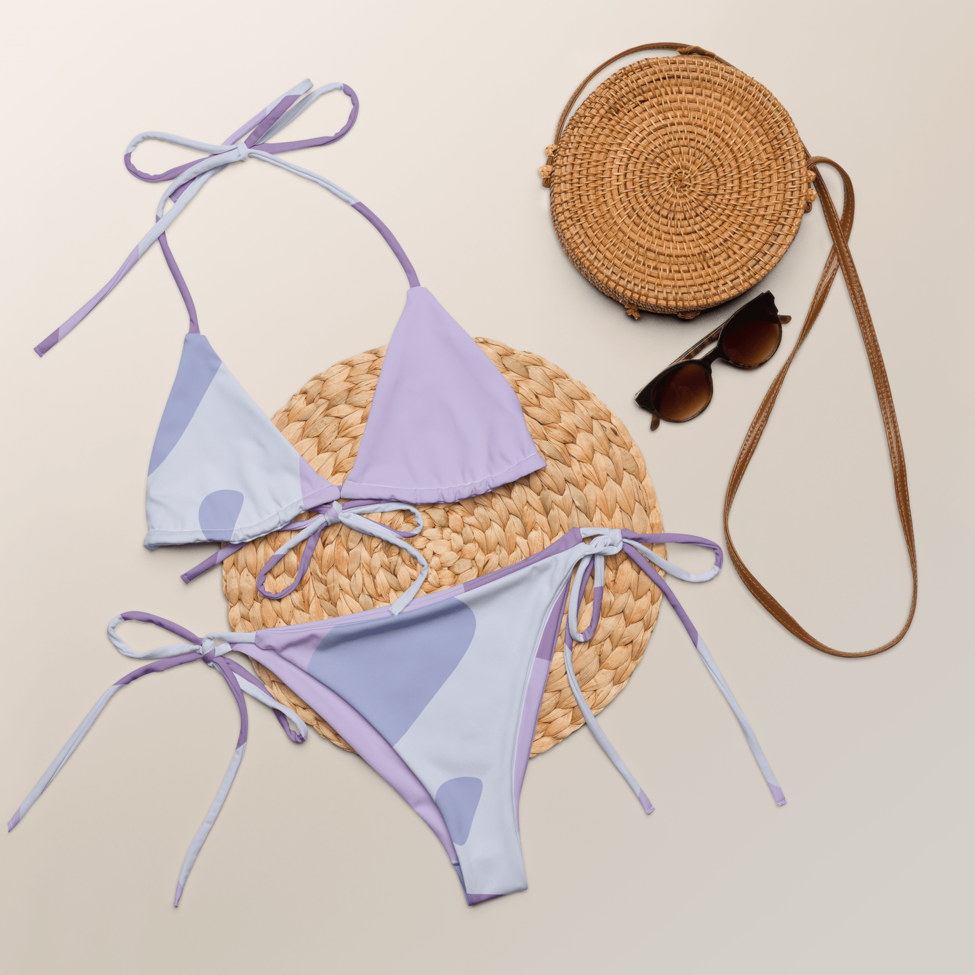 Purple camel string bikini - The Bargains BasementPurple camel string bikini