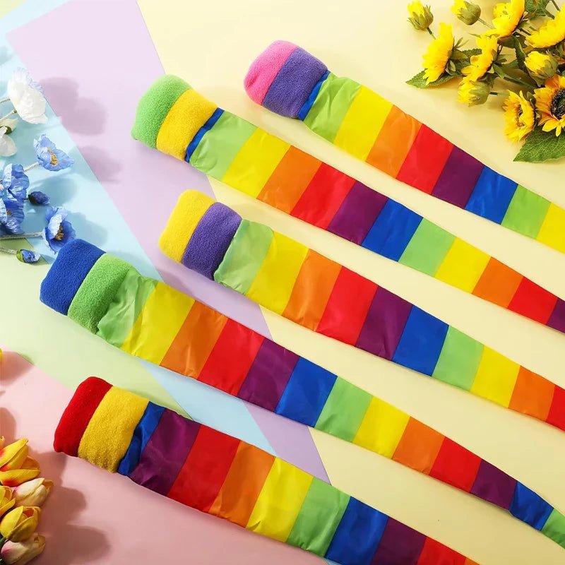 Rainbow Tail Ball – Fun Outdoor Sensory Play Toy for Kids - The Bargains BasementRainbow Tail Ball – Fun Outdoor Sensory Play Toy for Kids