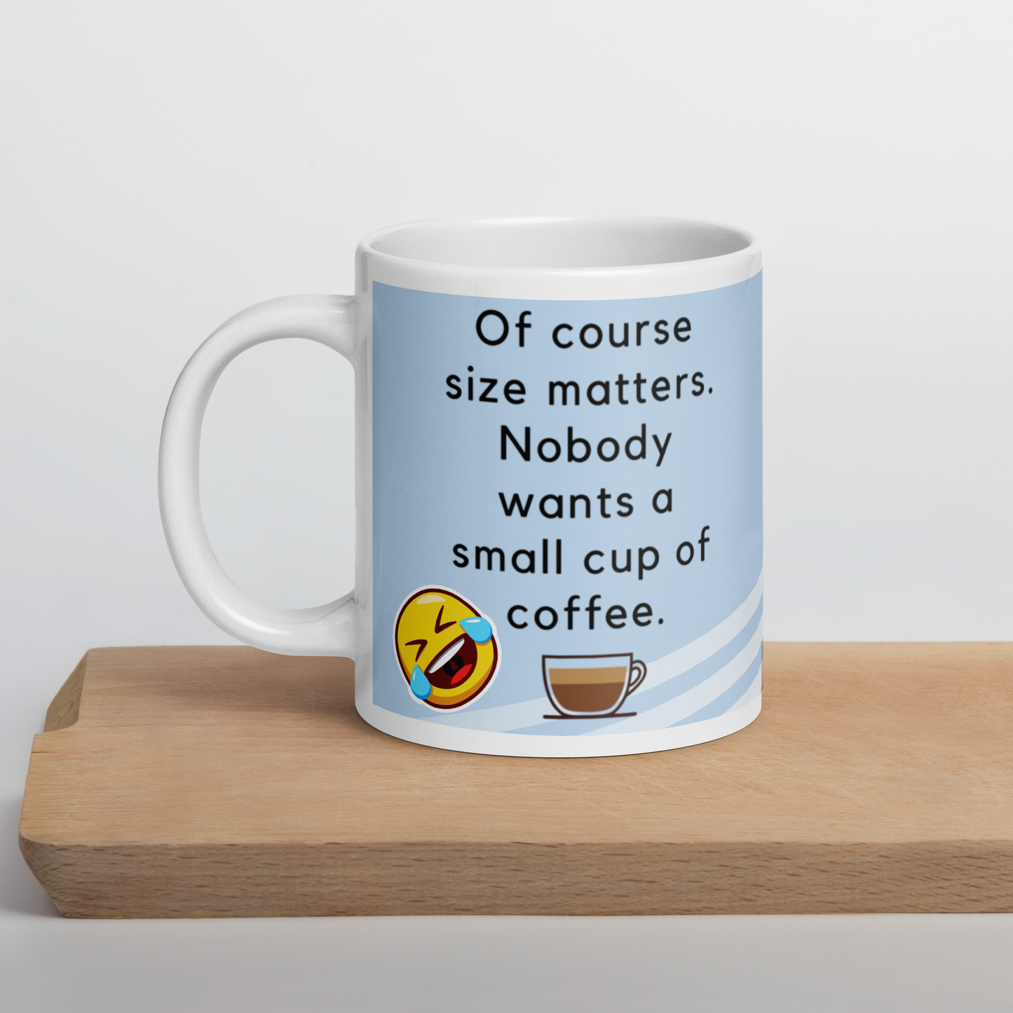 Of Course size matters who wants a small cup of coffee - The Bargains Basement