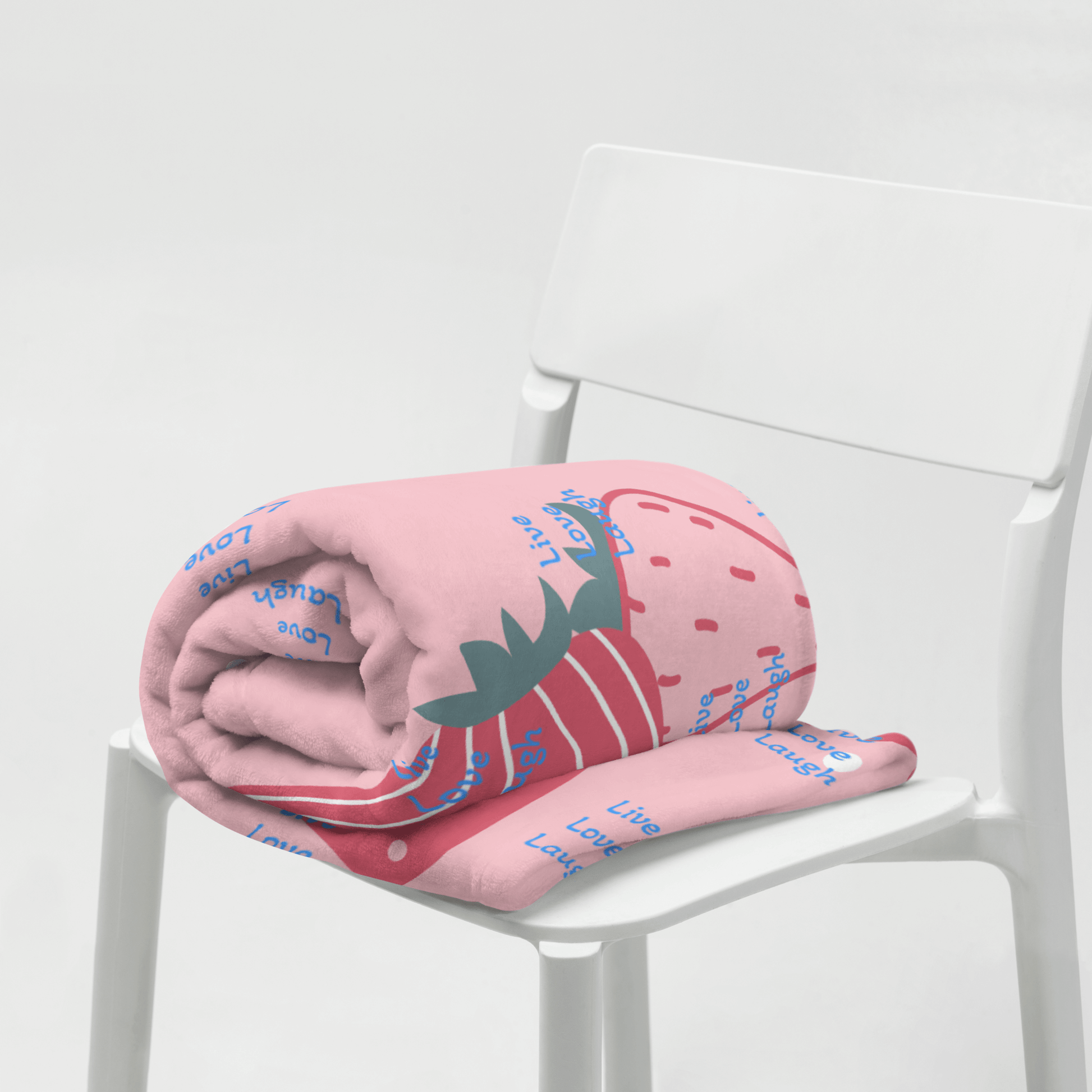 Sweet as Strawberry Throw Blanket - The Bargains Basement