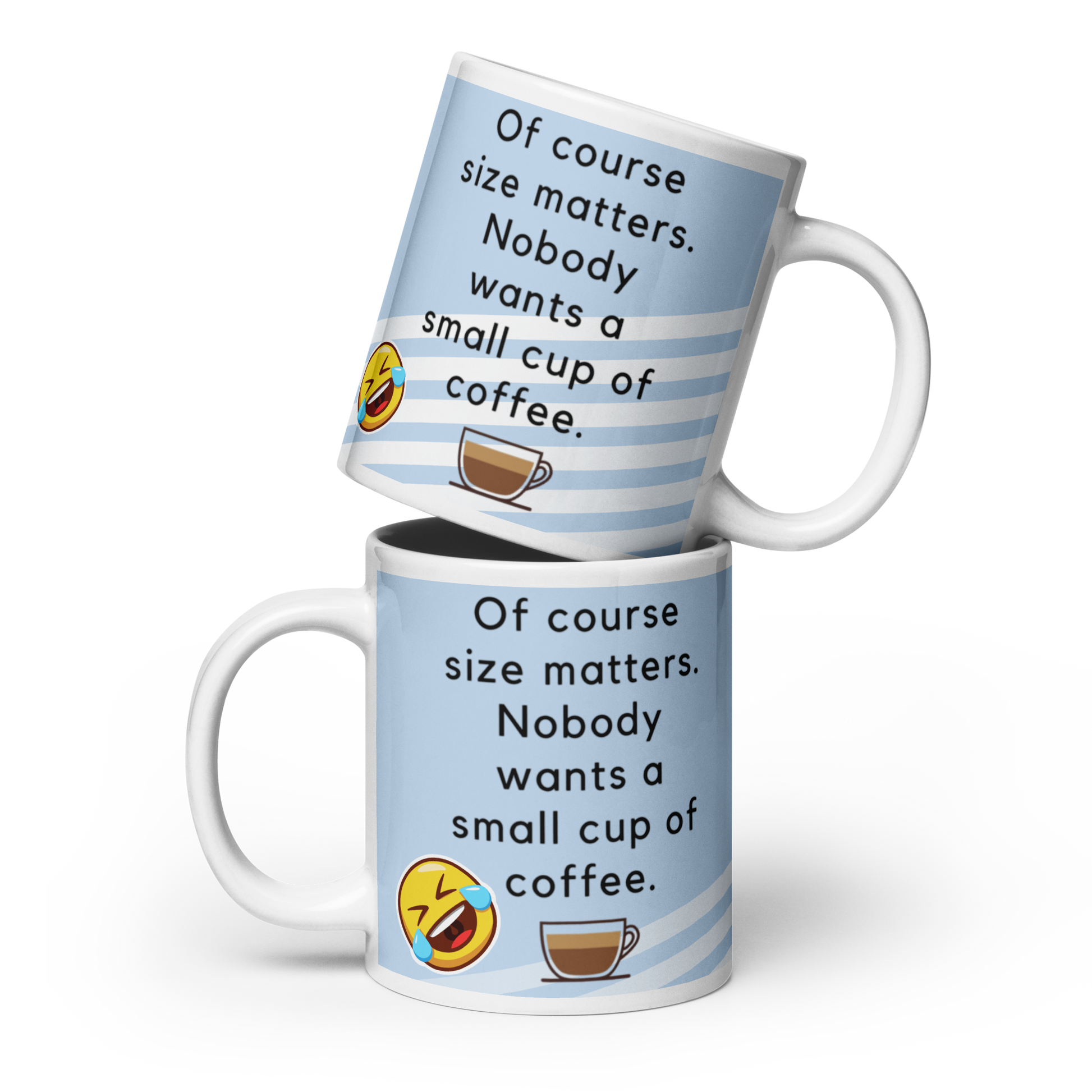 Of Course size matters who wants a small cup of coffee - The Bargains Basement