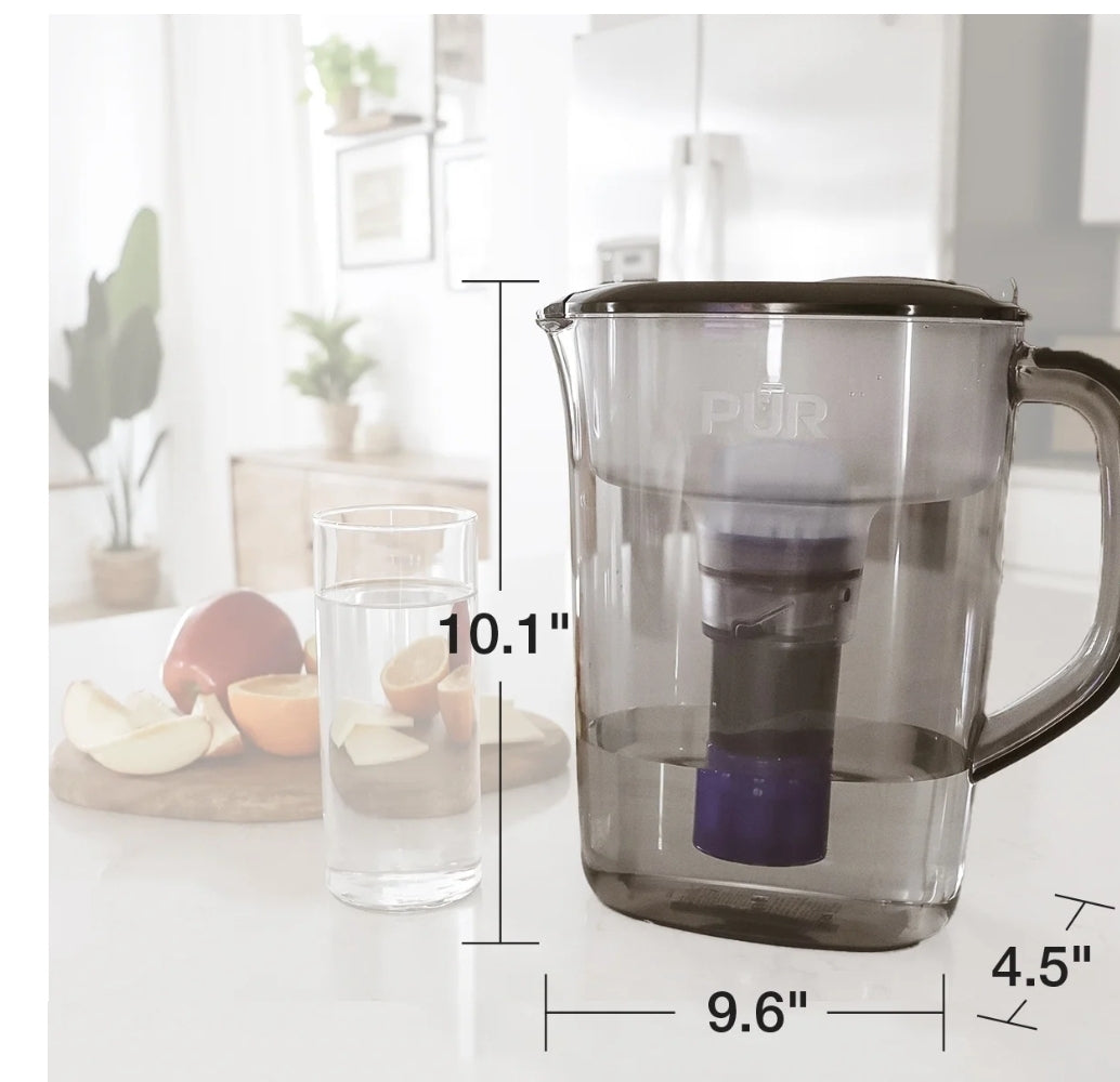 PUR PLUS 7 Cup Water Pitcher W/ Lead Reducing Filter