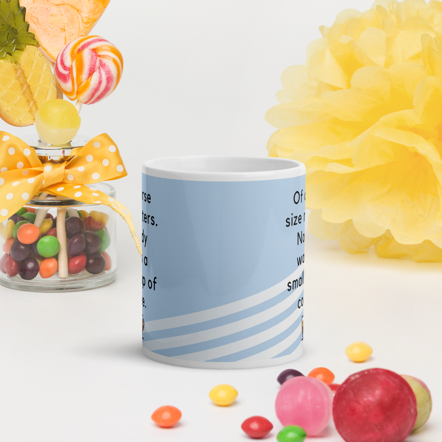 Of Course size matters who wants a small cup of coffee - The Bargains Basement