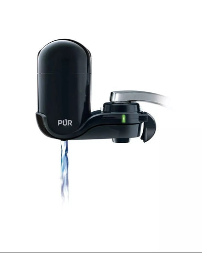 PUR® black Basic Faucet-Mount Water Filtration System BOX IS MESSED UP