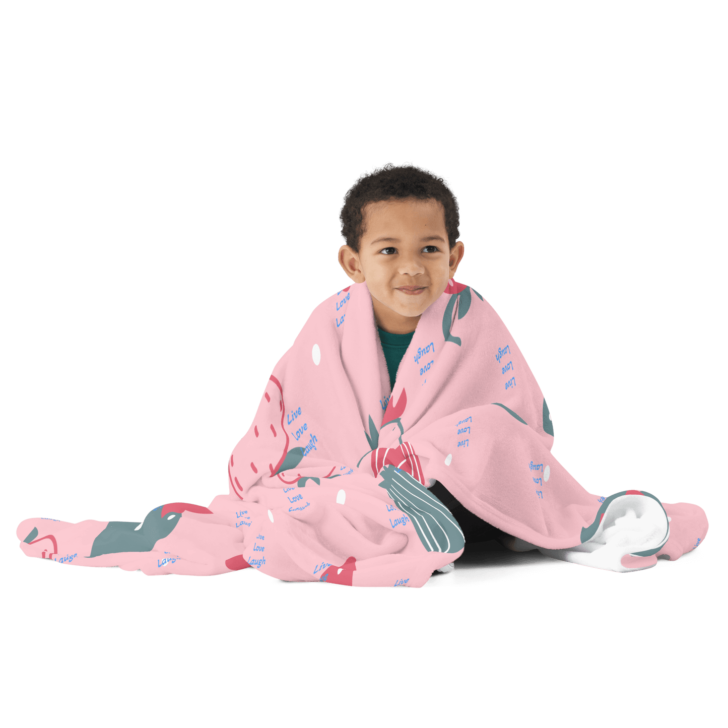 Sweet as Strawberry Throw Blanket - The Bargains Basement