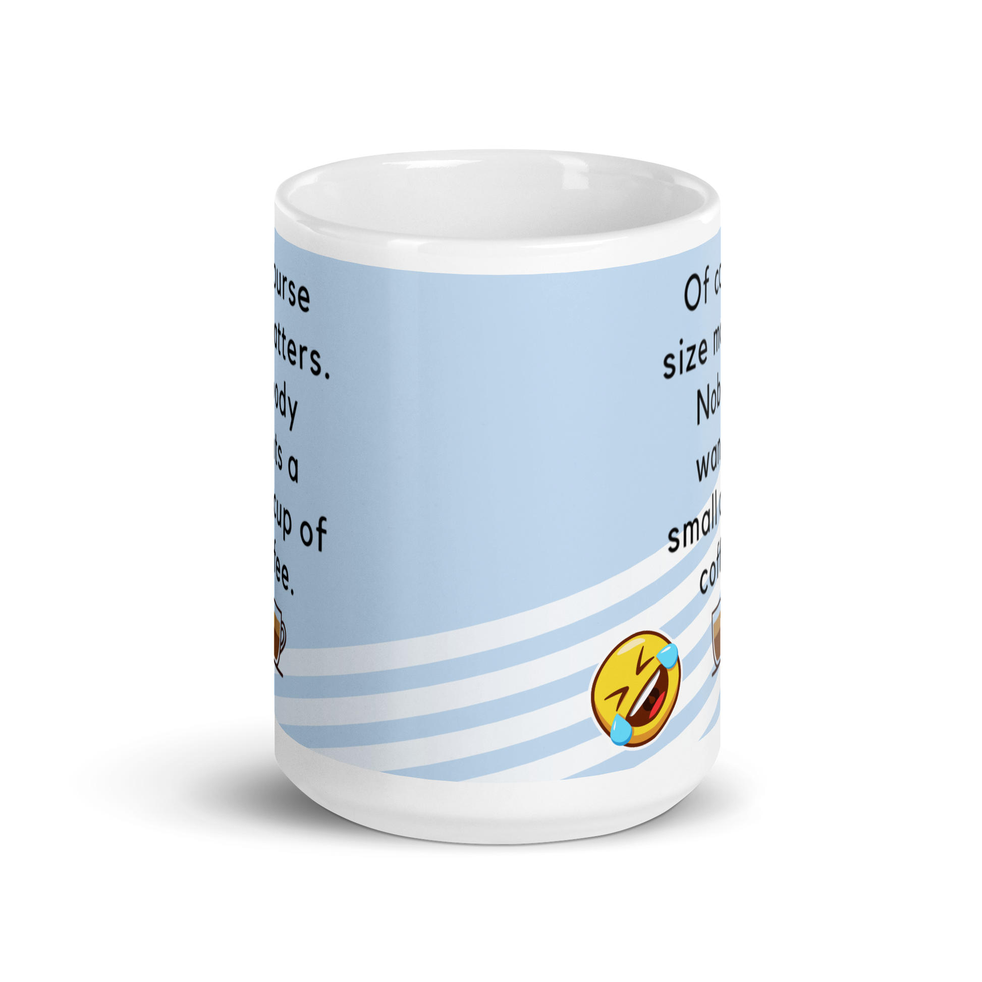 Of Course size matters who wants a small cup of coffee - The Bargains Basement