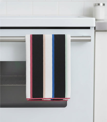 Room Essentials Waffle Bold Striped Hand Towel Multicolor 16”x26” - New Home The Bargains Basement