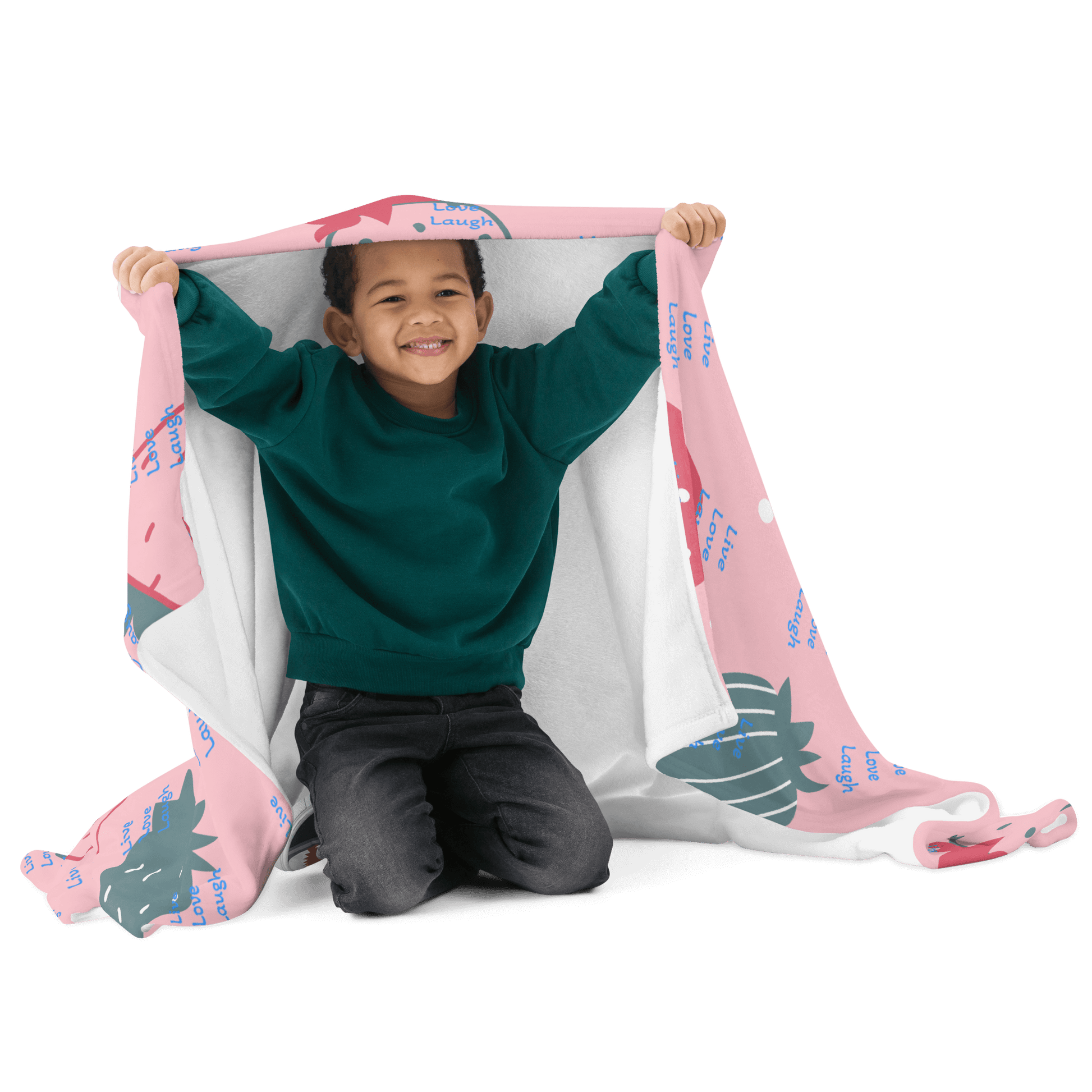 Sweet as Strawberry Throw Blanket - The Bargains Basement