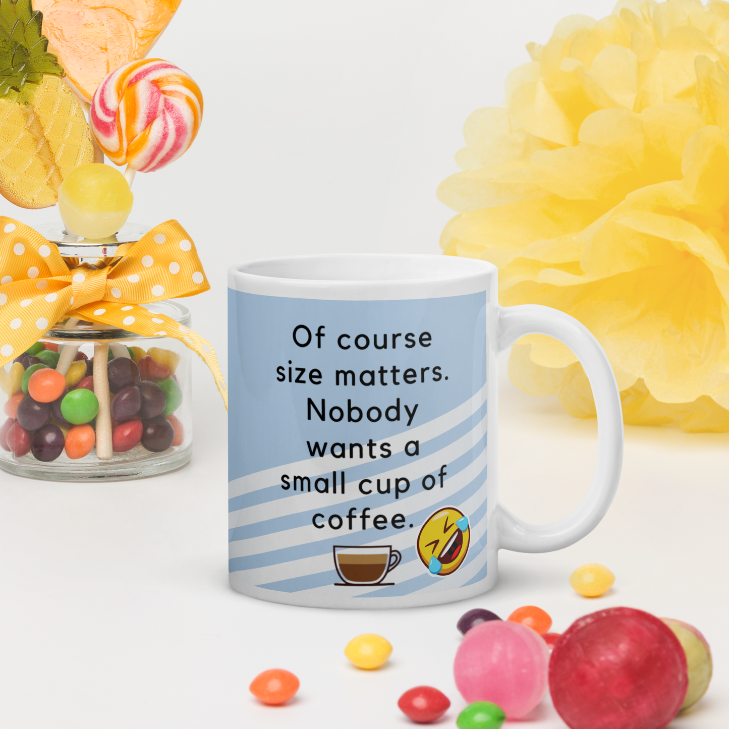 Of Course size matters who wants a small cup of coffee - The Bargains Basement