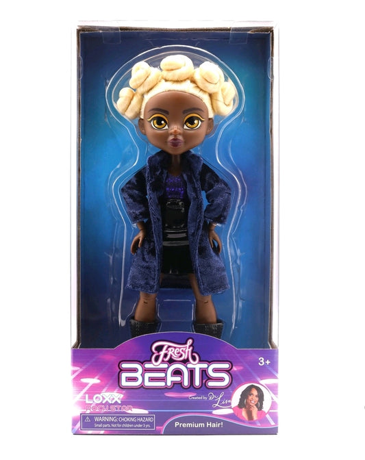 Fresh Beats Fashion Doll LOXX Rockstar Premium Hair, 2023, New