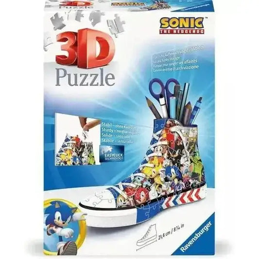Sonic the Hedgehog Sneaker 112 Piece 3D Jigsaw Puzzle Ravensburger - The Bargains BasementSonic the Hedgehog Sneaker 112 Piece 3D Jigsaw Puzzle Ravensburger
