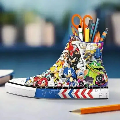 Sonic the Hedgehog Sneaker 112 Piece 3D Jigsaw Puzzle Ravensburger - The Bargains BasementSonic the Hedgehog Sneaker 112 Piece 3D Jigsaw Puzzle Ravensburger