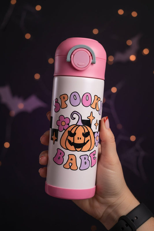 Spooky Babe Halloween Sippy Cup - The Bargains BasementSpooky Babe Halloween Sippy Cup