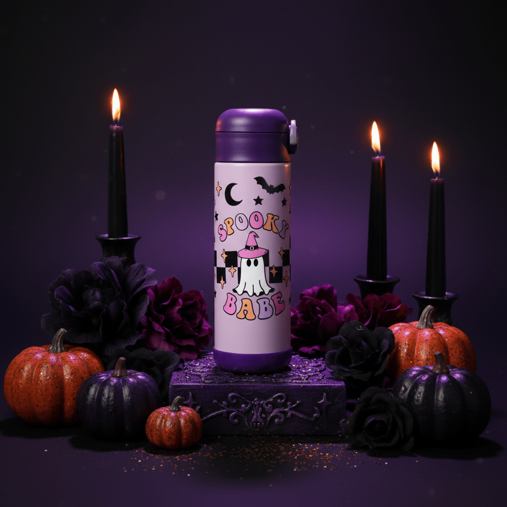 Spooky Babe Halloween Water Bottle - The Bargains BasementSpooky Babe Halloween Water Bottle