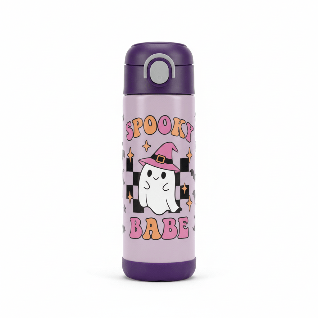 Spooky Babe Halloween Water Bottle - The Bargains BasementSpooky Babe Halloween Water Bottle