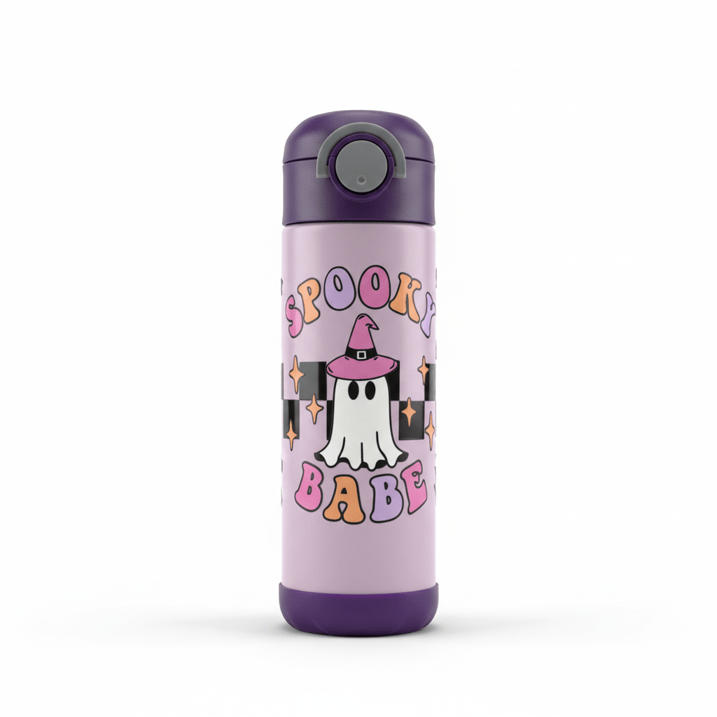 Spooky Babe Halloween Water Bottle - The Bargains BasementSpooky Babe Halloween Water Bottle